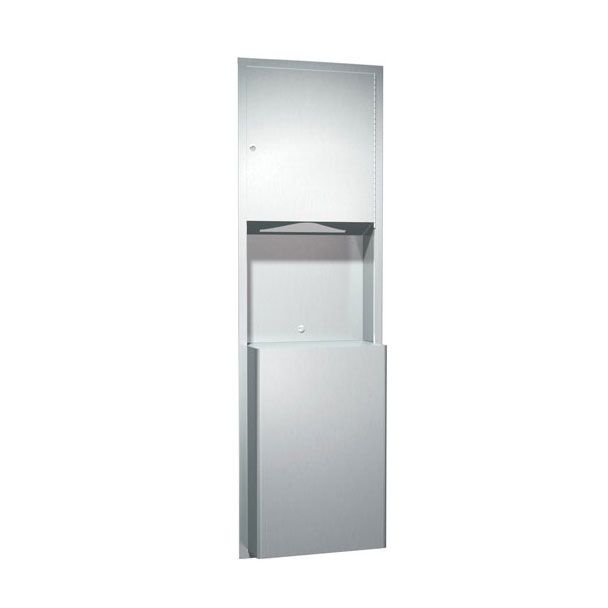 JD Macdonald Traditional Surface Mounted Paper Towel + 46L Waste Bin [ 10-0469-9 ]