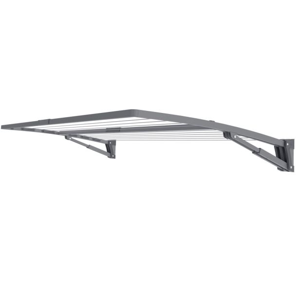 Hills Folding Frame 2.2m Wide Double Clothesline in Basalt [ 100791 ]