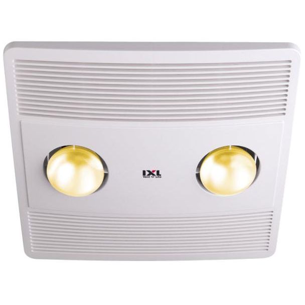 IXL Vent n Lite Deluxe Exhaust Fan 200mm + 2 x LED Lights [ 10363 ]