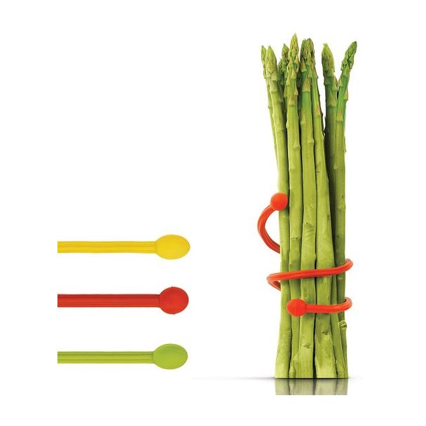Silicone Zone Silly Twist Food Grade Twist Ties Set of 3 [ 305492 ]