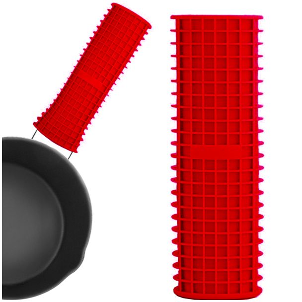 Silicone Zone Soft Cell Silicone Pot Handle Grip / Cover / Sleeve in Red [ 306549R ]