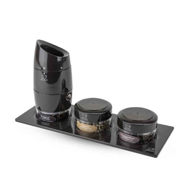 Peugeot Zanzibar u'Select Pepper Bar Set with Pepper Mill & 3 Peppers [ 830100 ]