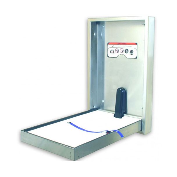 JD Macdonald Heavy Duty Surface Mount Vertical Stainless Baby Change Station [ BCV-SS-SM ]