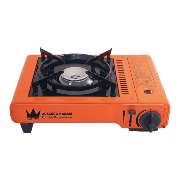 Auscrown Portable Gas Stove Butane Cooker for Camping AGA GAS Approved [ AD888 ]