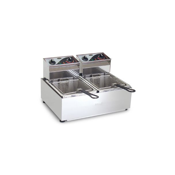 Roband Double 5L Pan 2 Basket Counter Top Fryer [ F25 ]