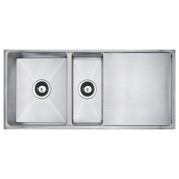 IAG Deluxe Inset 1 & 1/4 Bowl Left Hand Sink in 304 Stainless Steel [ SKT11 ]