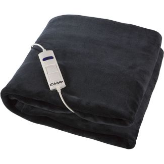 Dimplex Dream Easy Micro Fleece Heated Throw in Charcoal [ DHDEHT ]