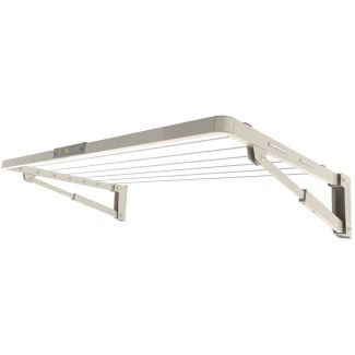 Hills Folding Frame Mini 1.2m Wide Single Clothesline in Pebble Beach [ 100527 ]