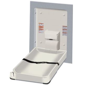 JD MacDonald Surface Mount Vertical Baby Change Station Clad Stainless Steel [ 10-9017-9 ]