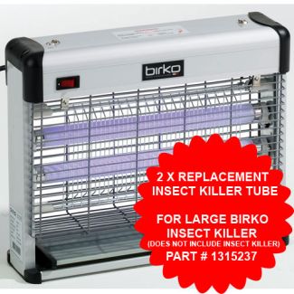 Birko Spare Parts Large Insect Killer Fluorescent Tube Replacement x 2 [ 1315237 ]