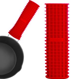 Silicone Zone Soft Cell Silicone Pot Handle Grip / Cover / Sleeve in Red [ 306549R ]