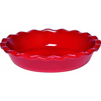 Emile Henry Ceramic Classic Pie Dish 26cm in Grand Cru / Burgundy [ 346121 ]
