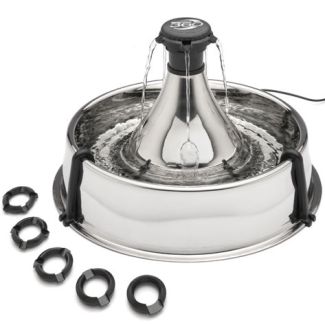Drinkwell Stainless Steel 360 Pet Drinking Water Fountain [ D360SS-AU-17 ]