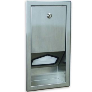 JD Macdonald Recessed Stainless Liner Dispenser for Baby Change Stations [ SSLD-R ]
