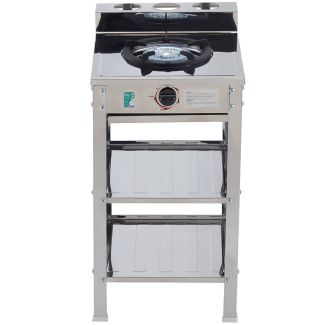 Auscrown Single LPG Gas Wok Burner Built In Stainless Steel Stand [ AT502 ]