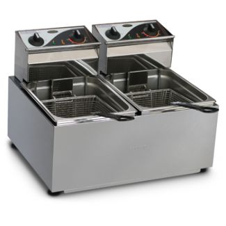 Roband Double 8L Pan 2 Basket Counter Top Fryer [ F28 ]