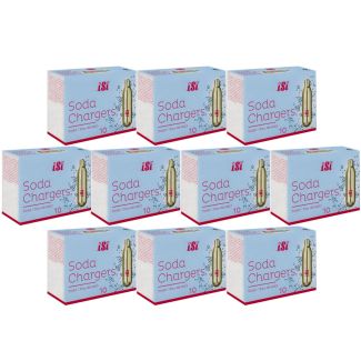 iSi Soda Siphon 8.4 Gram CO2 Charger / Bulb / Cartridge 100 Pack [ ISISODA8GX10 ]