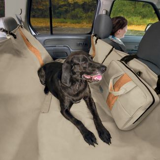 Kurgo Wander Car Dog Seat Hammock Cover in Hampton Sand [ K00031 ]
