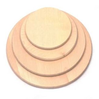 Klawe 24cm x 1.5cm Maple Wood Round Serving Board without Rim [ K0522241 ]