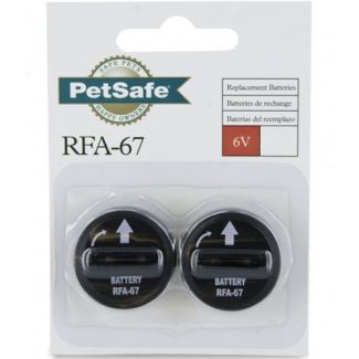 PetSafe RFA-67D-11 6 Volt Litium Replacement Battery 2 Pack [ RFA-67D-11 ]