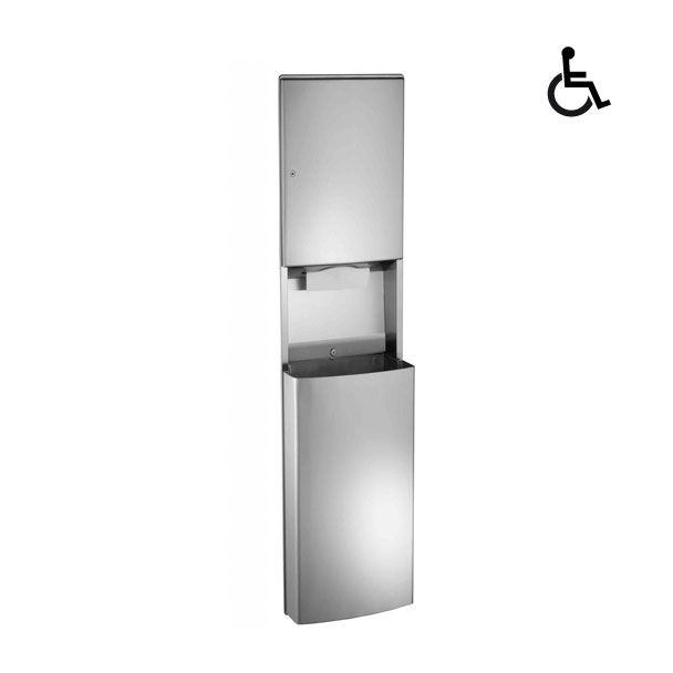 JD Macdonald Removable Recessed Paper Towel + 56L Waste Bin [ 10-20469 ]