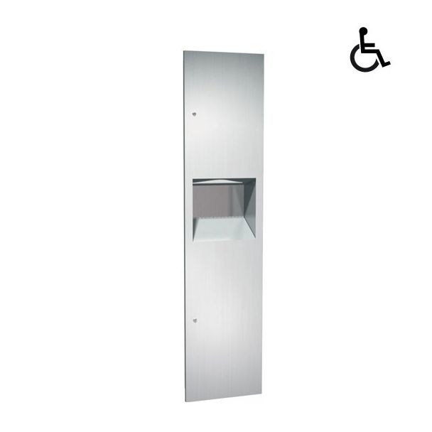 JD Macdonald Simplicity Surface Mounted Paper Towel + 26.5L Waste Bin [ 10-64676-9 ]