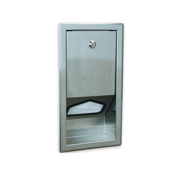 JD Macdonald Recessed Stainless Liner Dispenser for Baby Change Stations [ SSLD-R ]