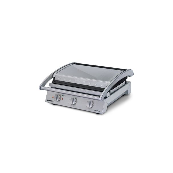 Roband 8 Slice Ribbed Top / Smooth Bottom Plate Non Stick 2990W Grill Station [ GSA815RT ]