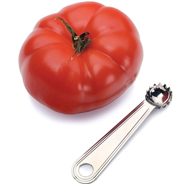 RSVP Endurance Tomato Stem Huller in Stainless Steel [ RVTOMDD ]